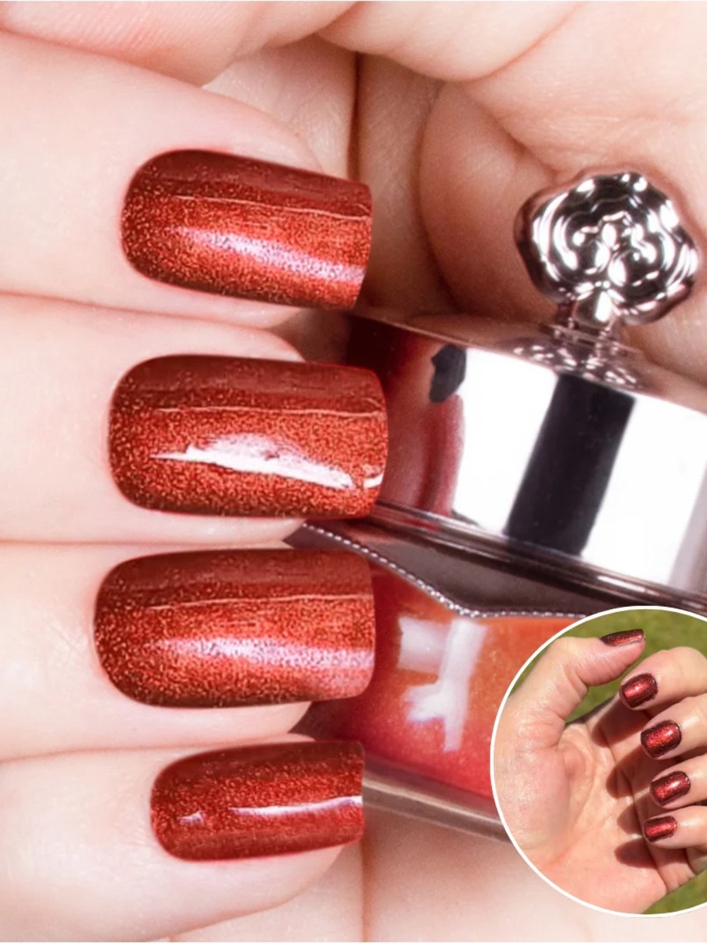 DISCONTINUED Sistaco Vermillion Nail Powder
